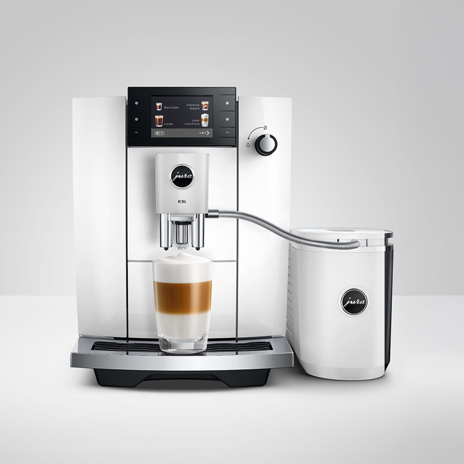 JURA E6 Piano White (ED)