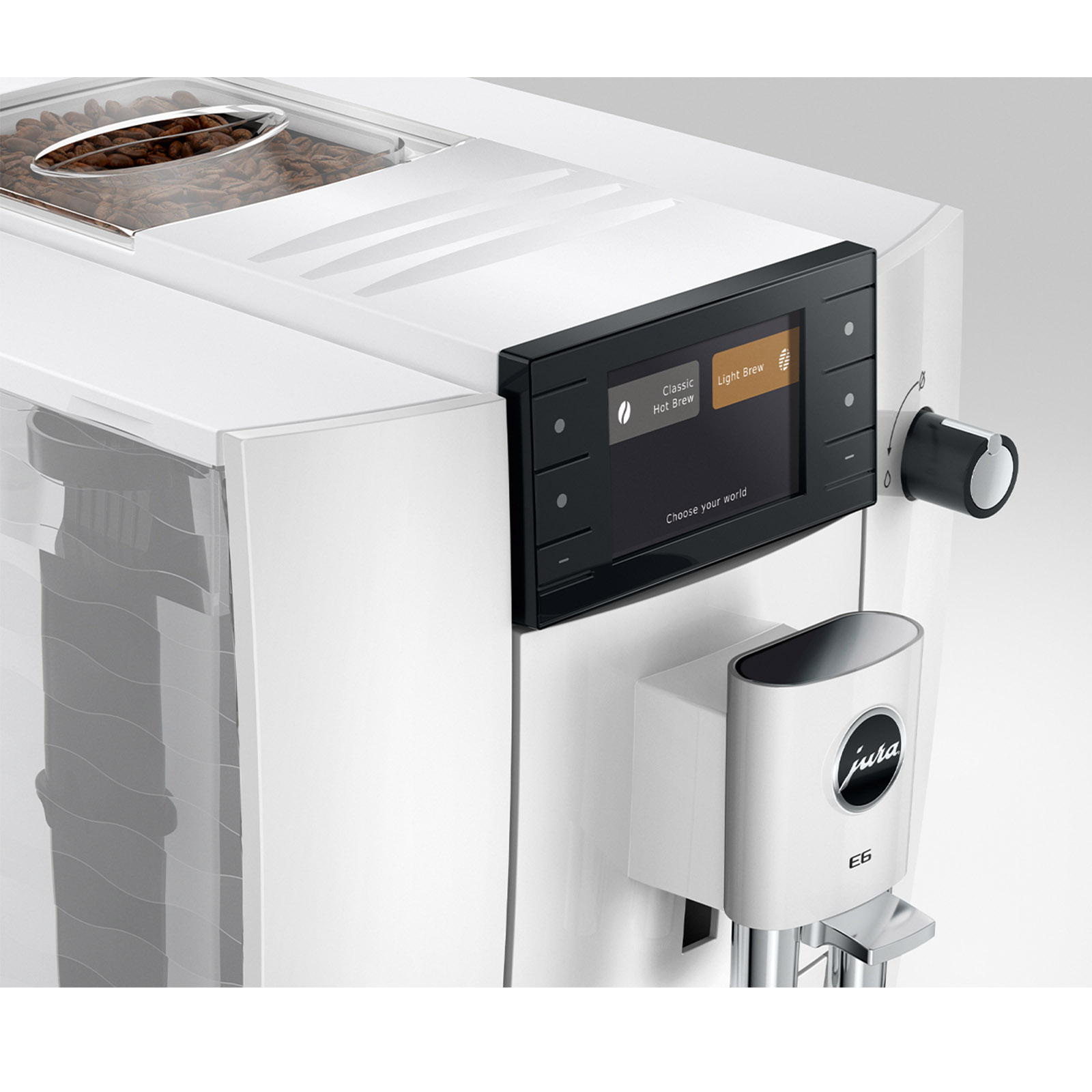 JURA E6 Piano White (ED)