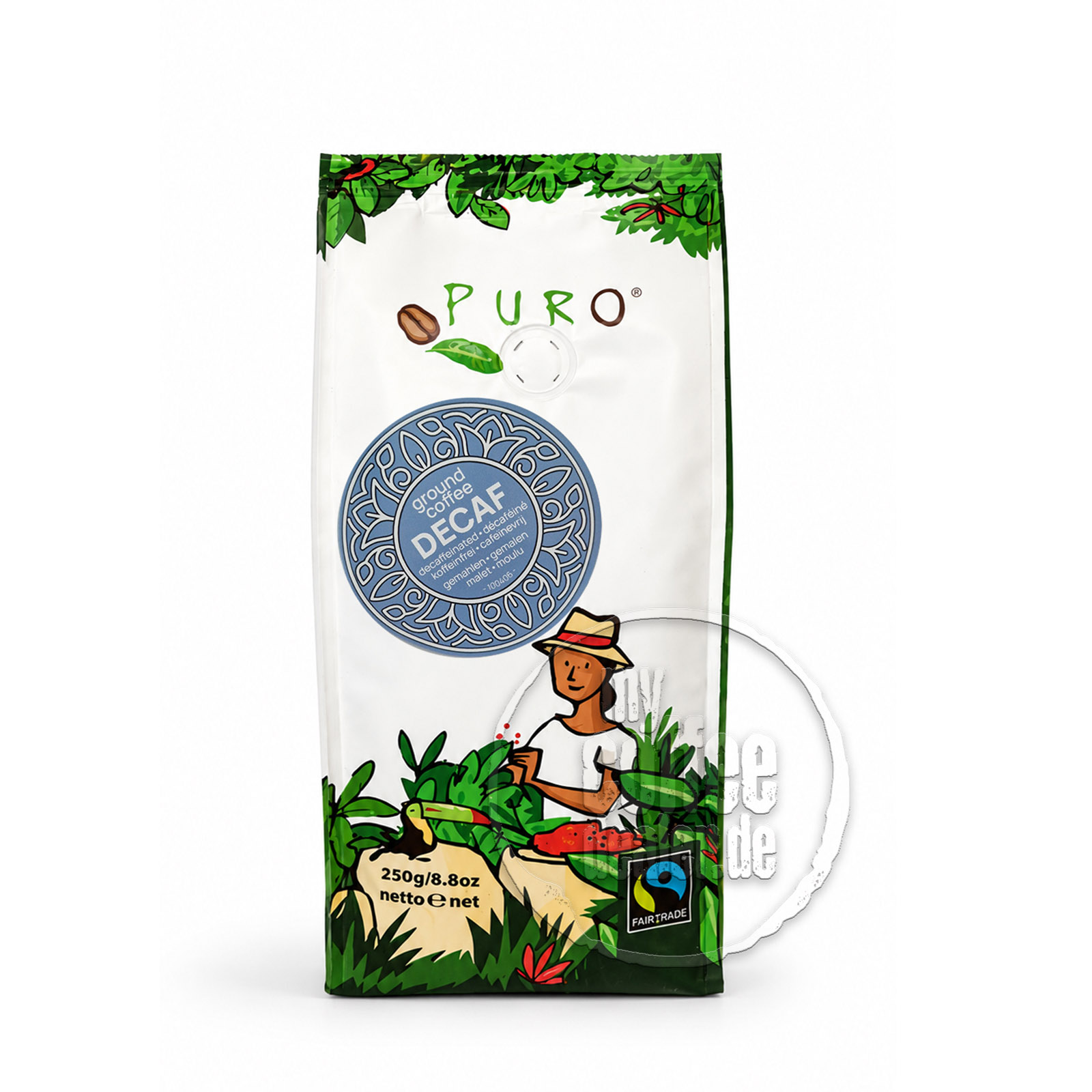 Miko Puro Fairtrade entkoffeiniert gemahlen 250g