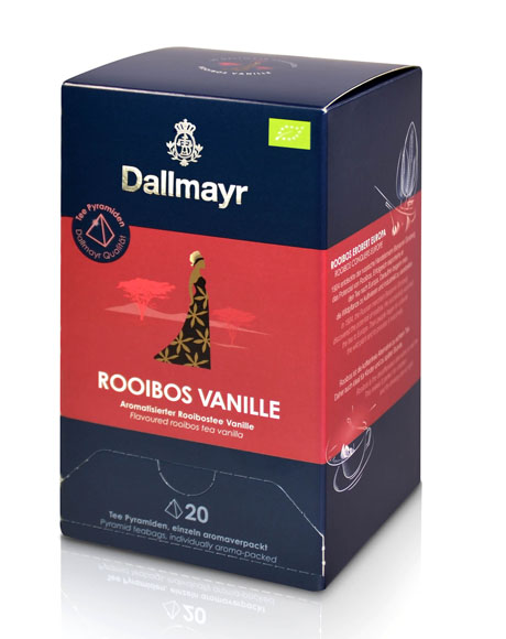 Dallmayr Tee Pyramide Rooibusch Vanille BIO 20x2.5g